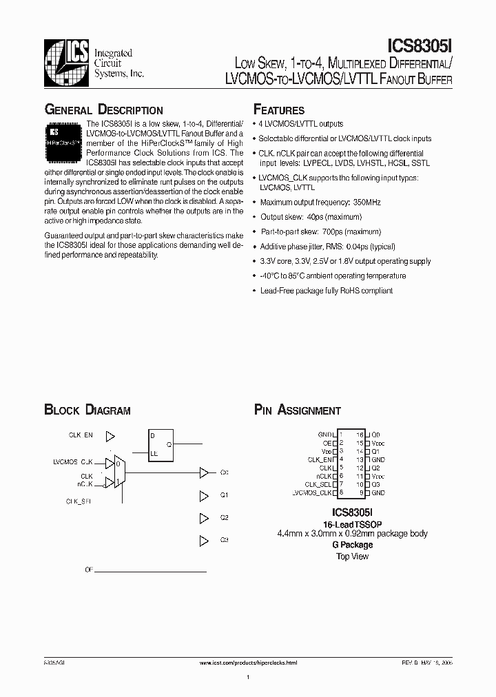 ICS8305I_298000.PDF Datasheet