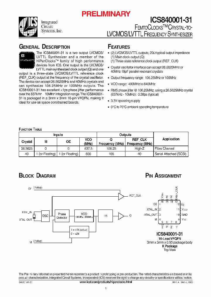ICS840001-31_286765.PDF Datasheet