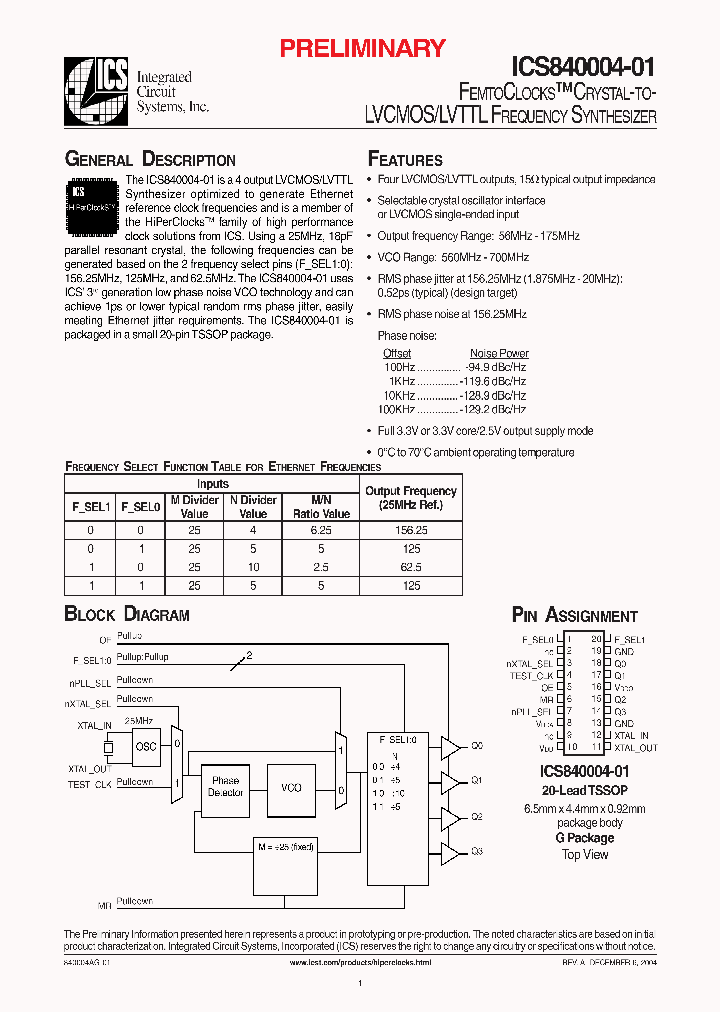 ICS840004-01_286755.PDF Datasheet