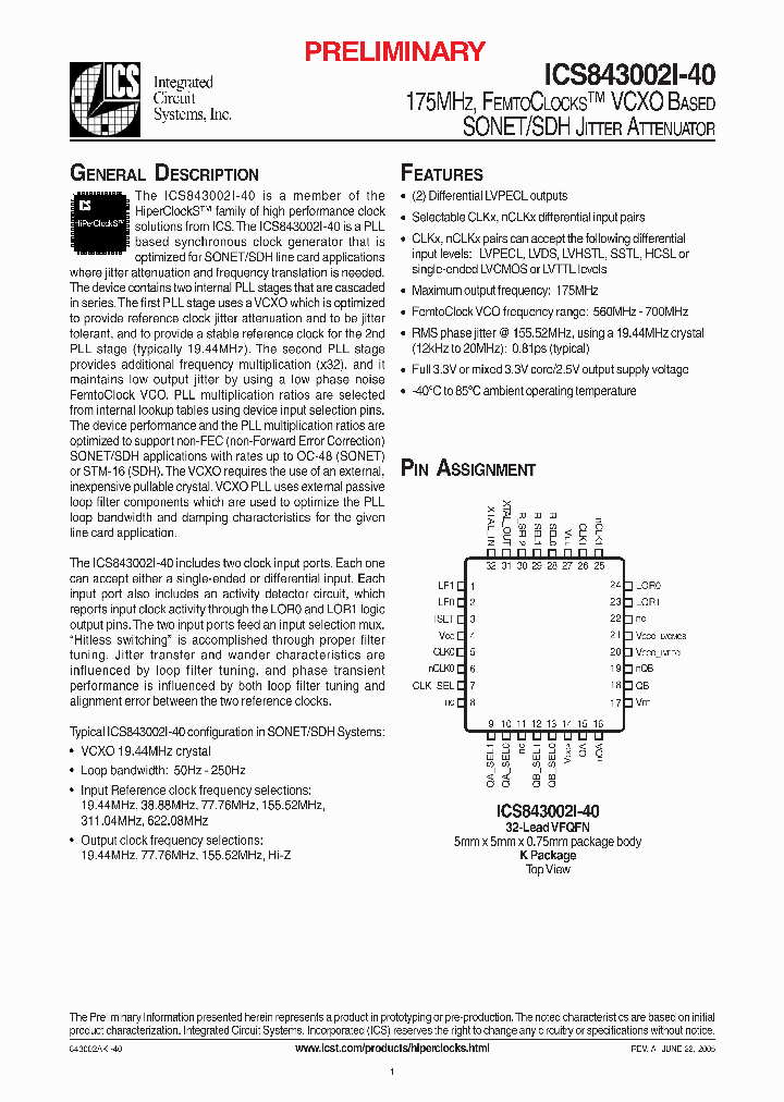 ICS843002I-40_285357.PDF Datasheet