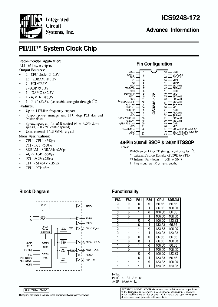 ICS9248-172_278170.PDF Datasheet
