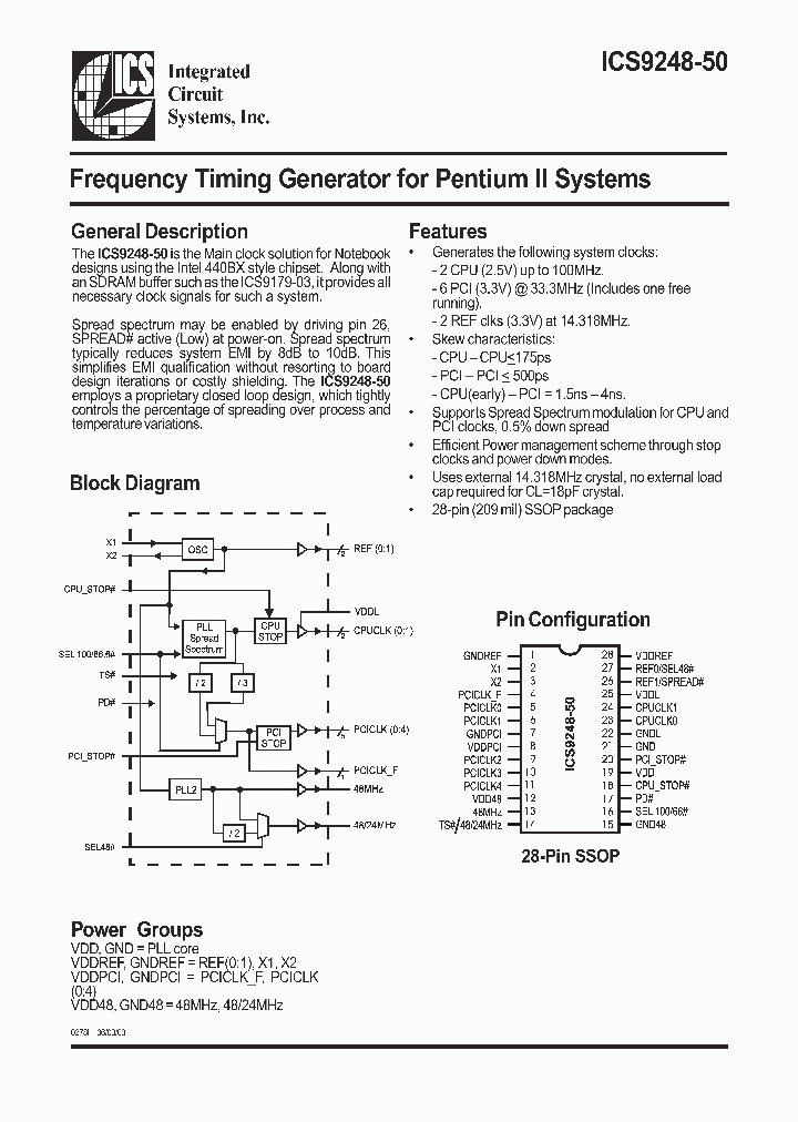 ICS9248-50_278164.PDF Datasheet