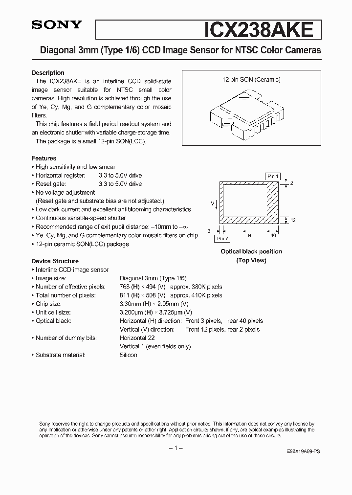 ICX238_152524.PDF Datasheet