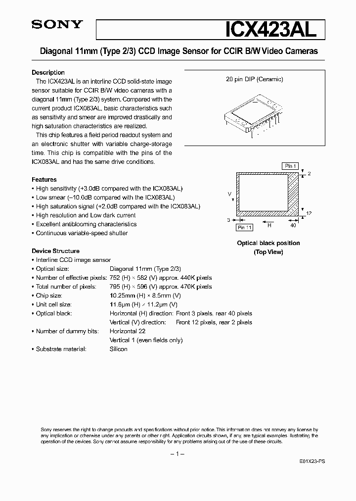 ICX423AL_300222.PDF Datasheet