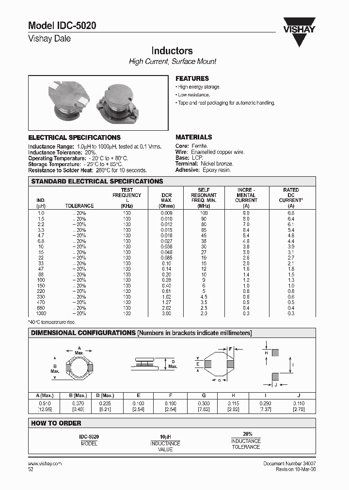 IDC-5020_288755.PDF Datasheet
