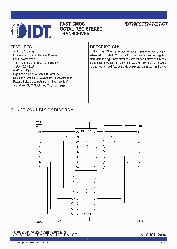 IDT29FCT52CT_298126.PDF Datasheet