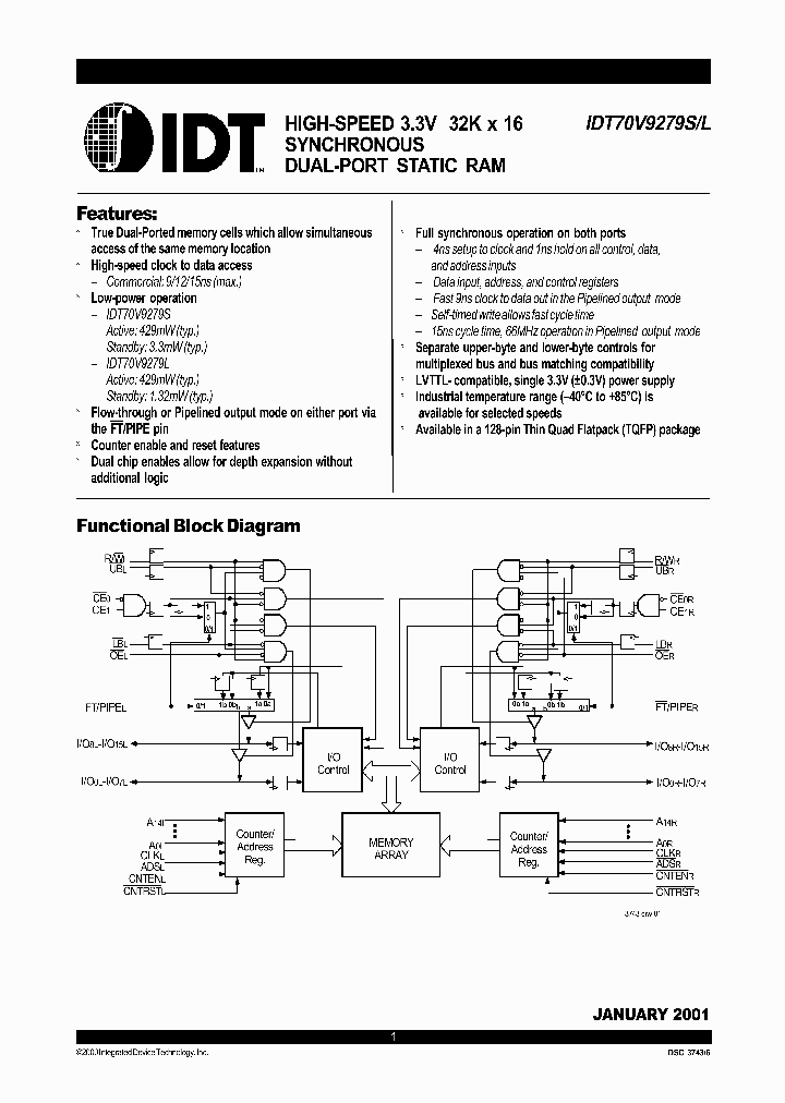IDT70V9279SL_291638.PDF Datasheet