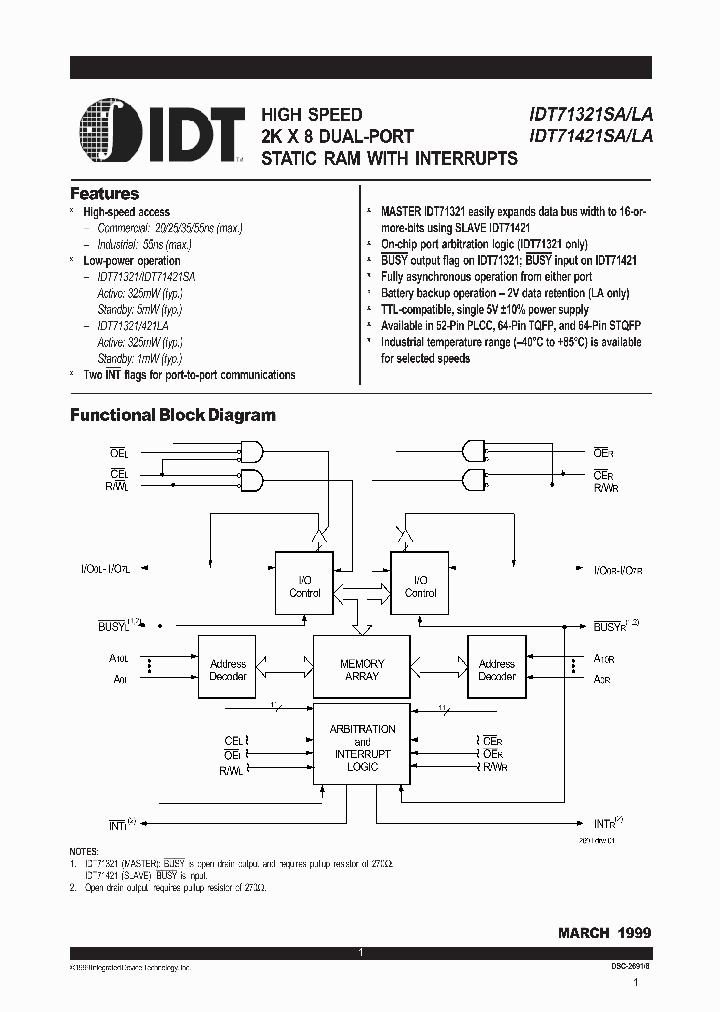 IDT71321LA_294466.PDF Datasheet