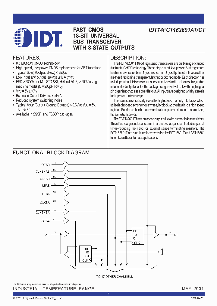 IDT74FCT162601CT_288939.PDF Datasheet