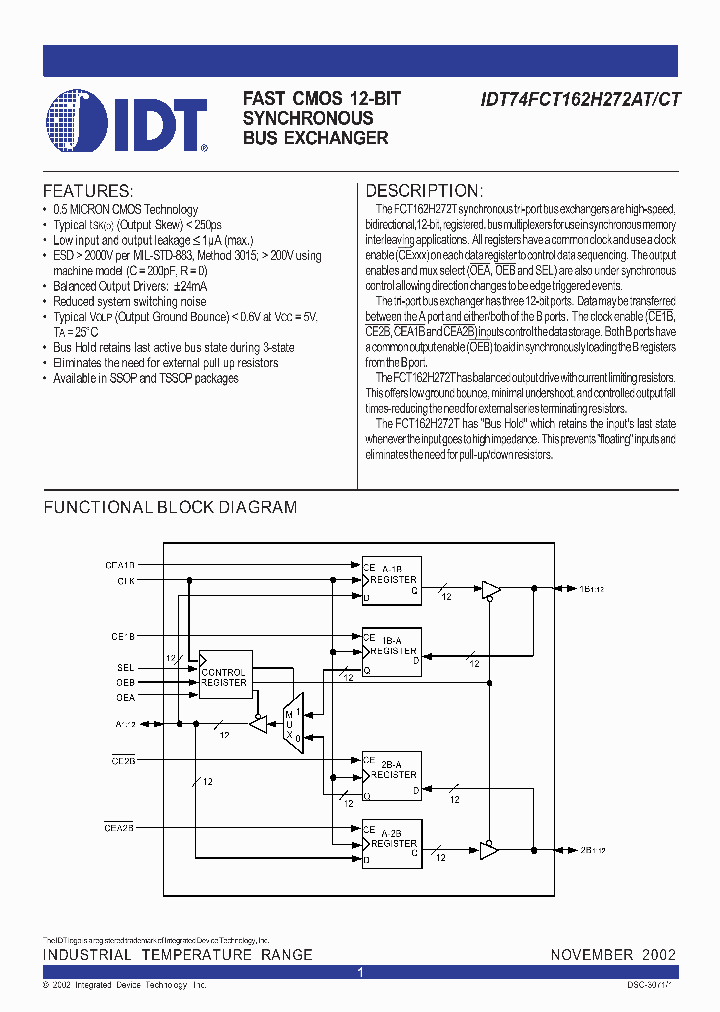 IDT74FCT162H272CT_297014.PDF Datasheet