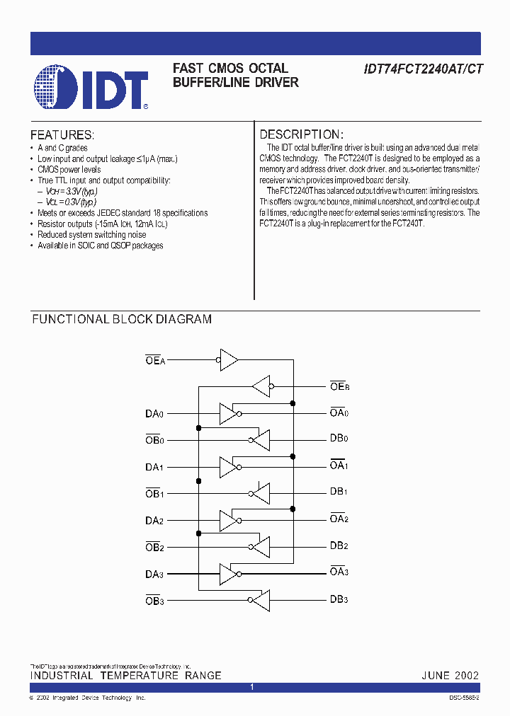 IDT74FCT2240CT_247844.PDF Datasheet