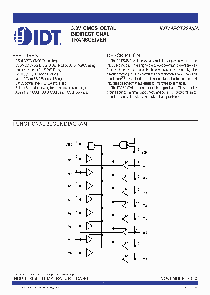 IDT74FCT3245A_279674.PDF Datasheet