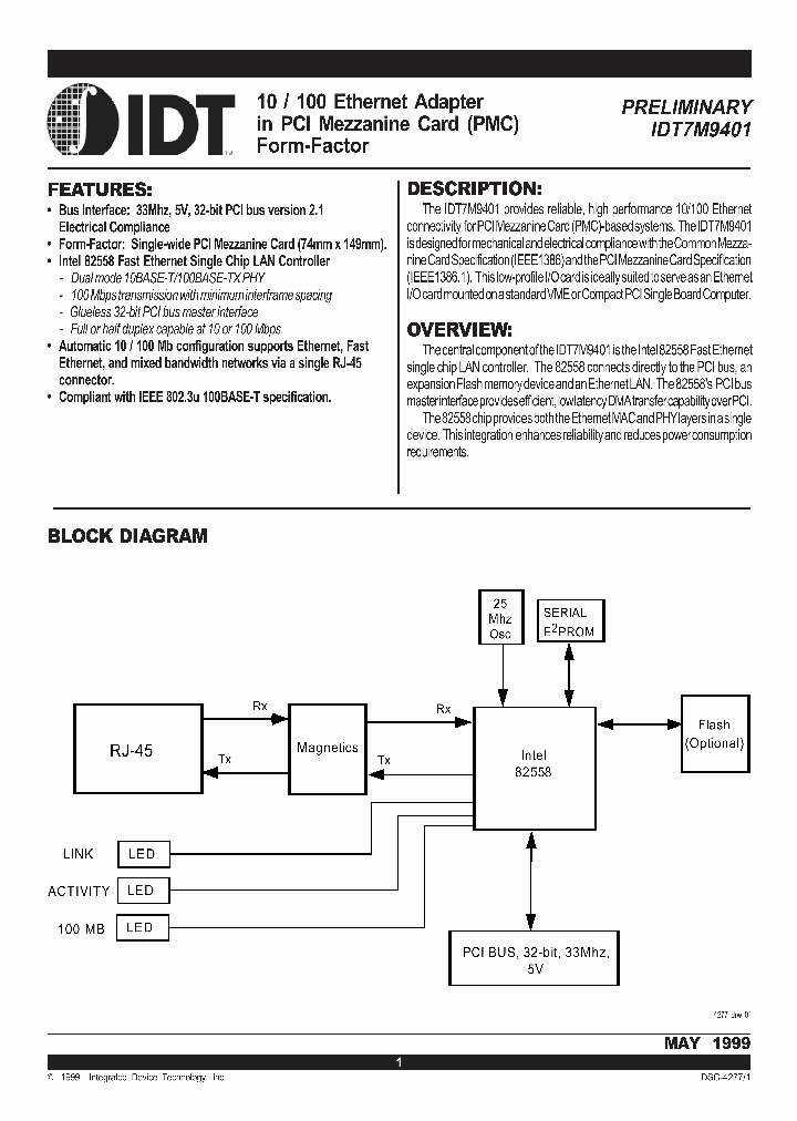 IDT7M9401_289064.PDF Datasheet