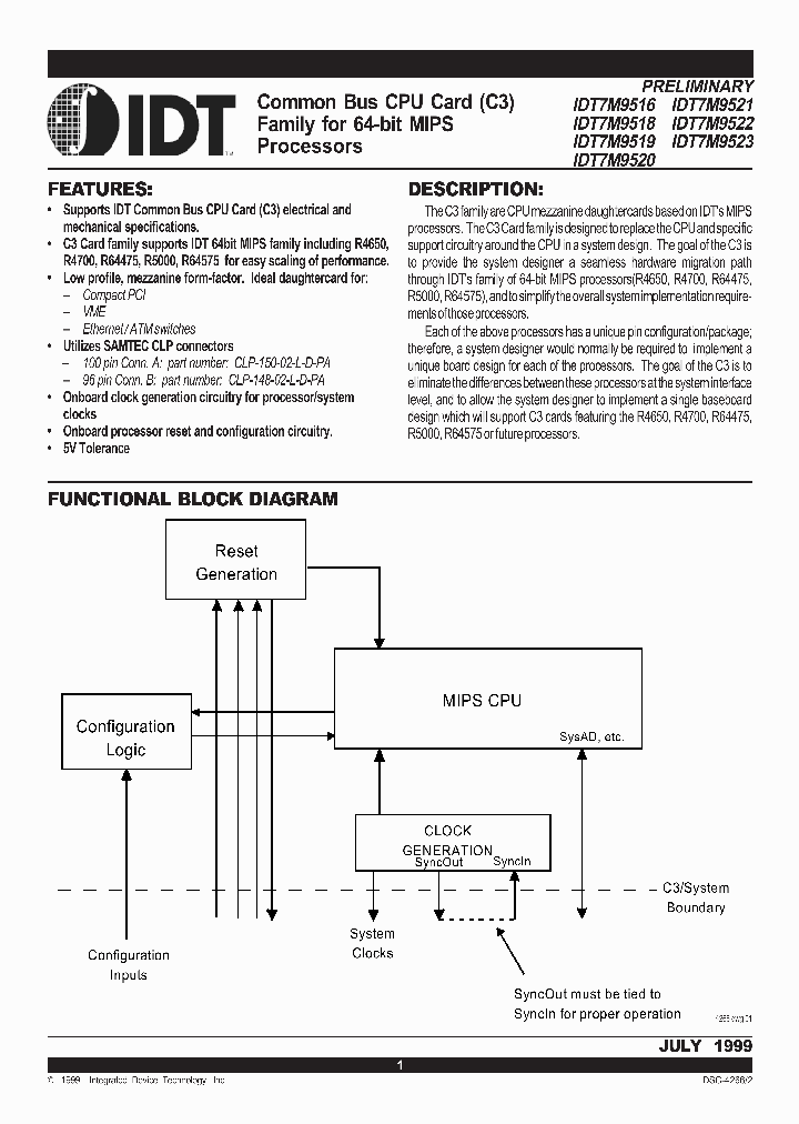 IDT7M9521_275184.PDF Datasheet