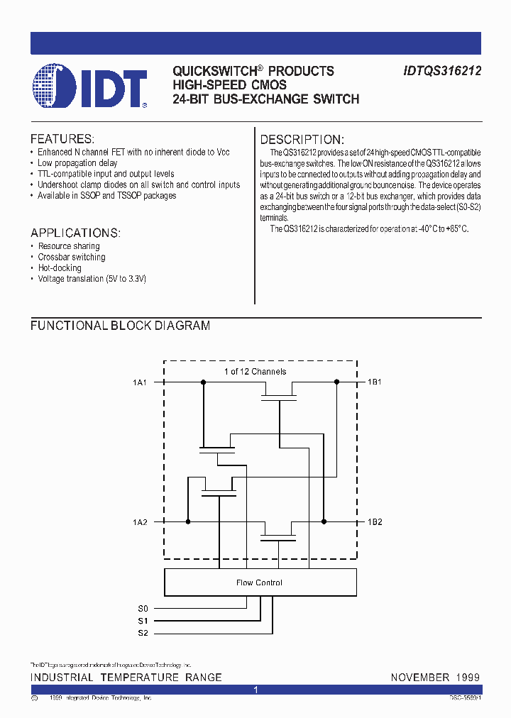 IDTQS316212_288625.PDF Datasheet