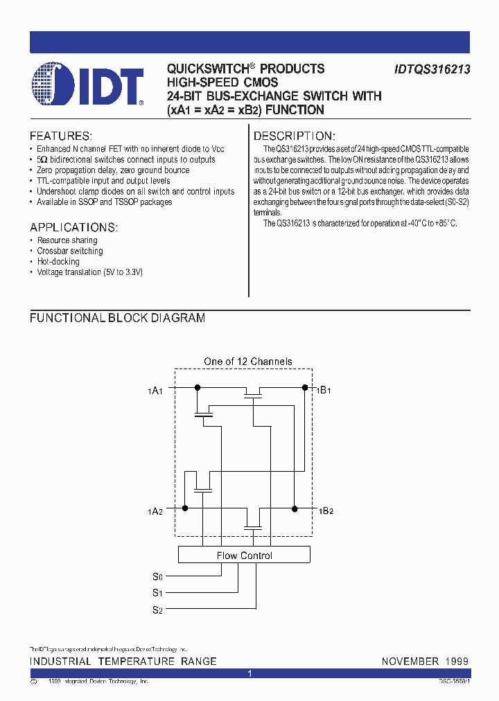 IDTQS316213_288624.PDF Datasheet