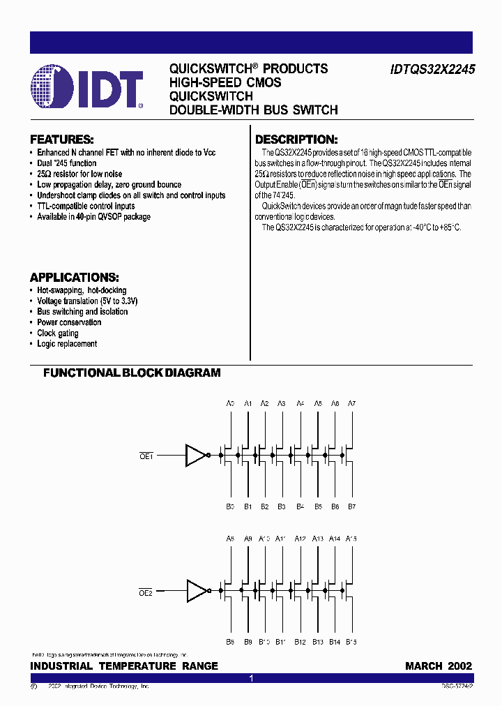 IDTQS32X2245_292159.PDF Datasheet