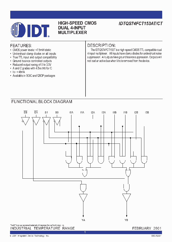 IDTQS74FCT153CT_281041.PDF Datasheet
