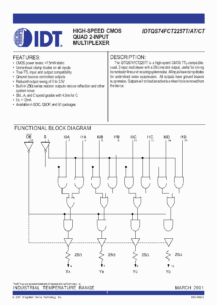 IDTQS74FCT2257CT_281025.PDF Datasheet