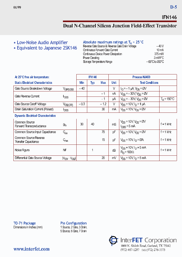 IFN146_302656.PDF Datasheet