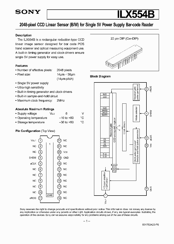 ILX554B_274557.PDF Datasheet