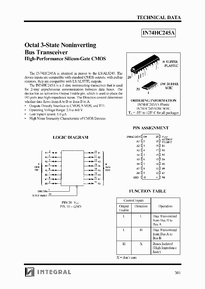 IN74HC245_279073.PDF Datasheet