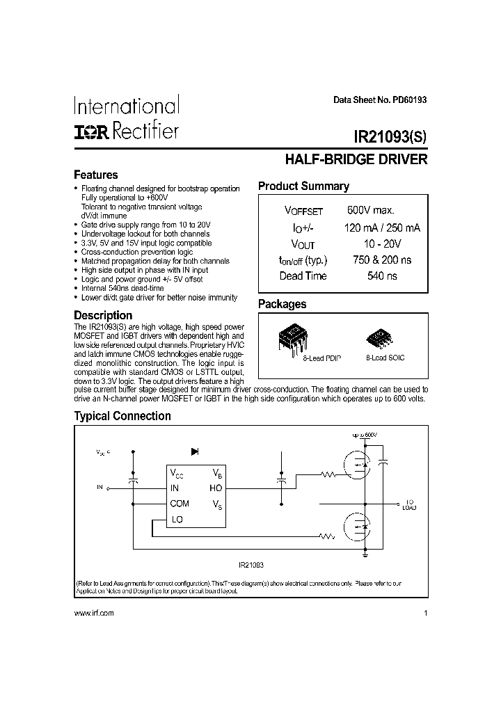 IR21093S_283760.PDF Datasheet