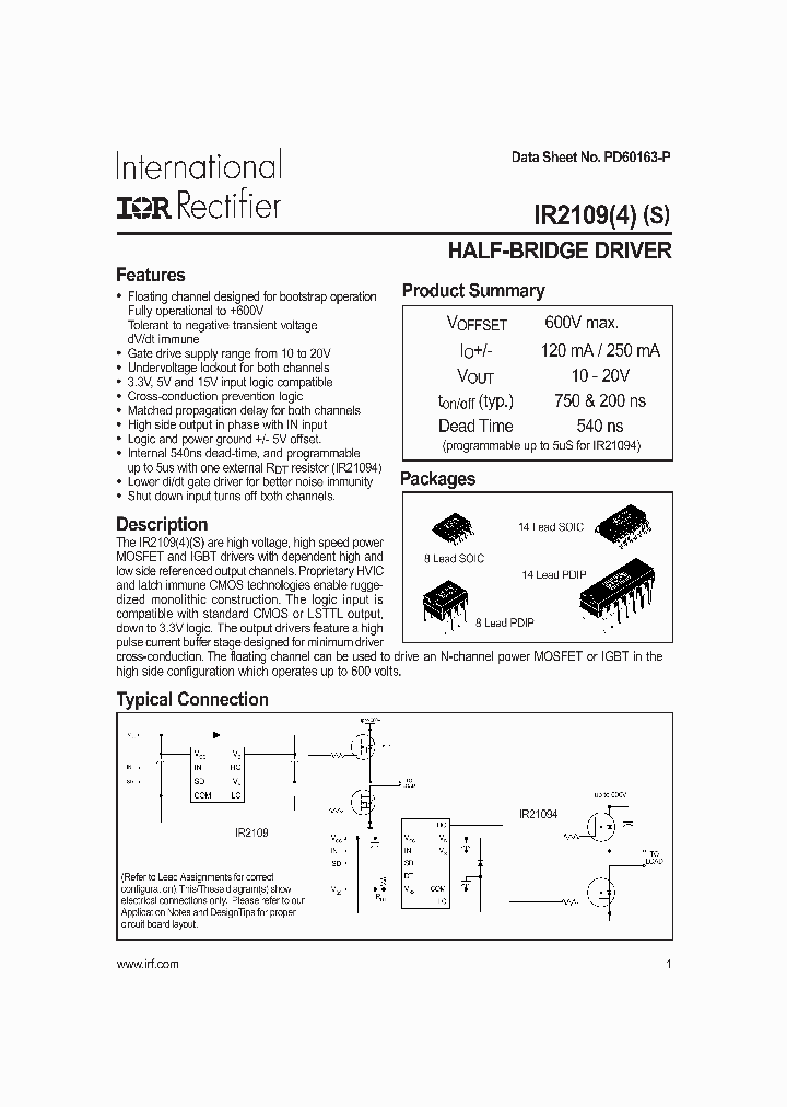 IR2109S_221561.PDF Datasheet