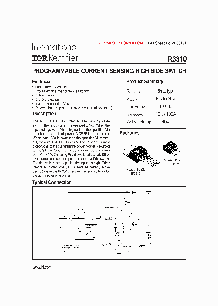 IR3310_290245.PDF Datasheet