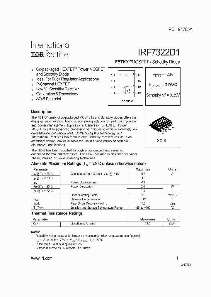 IRF7322D1_232286.PDF Datasheet