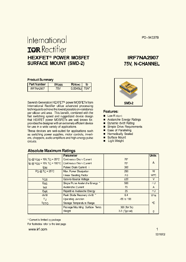 IRF7NA2907_286986.PDF Datasheet