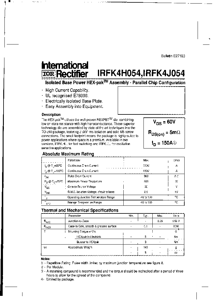 IRFK4H054_243347.PDF Datasheet
