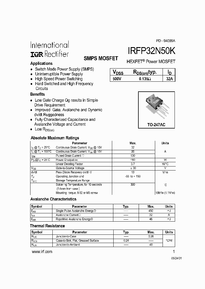 IRFP32N50K_241348.PDF Datasheet