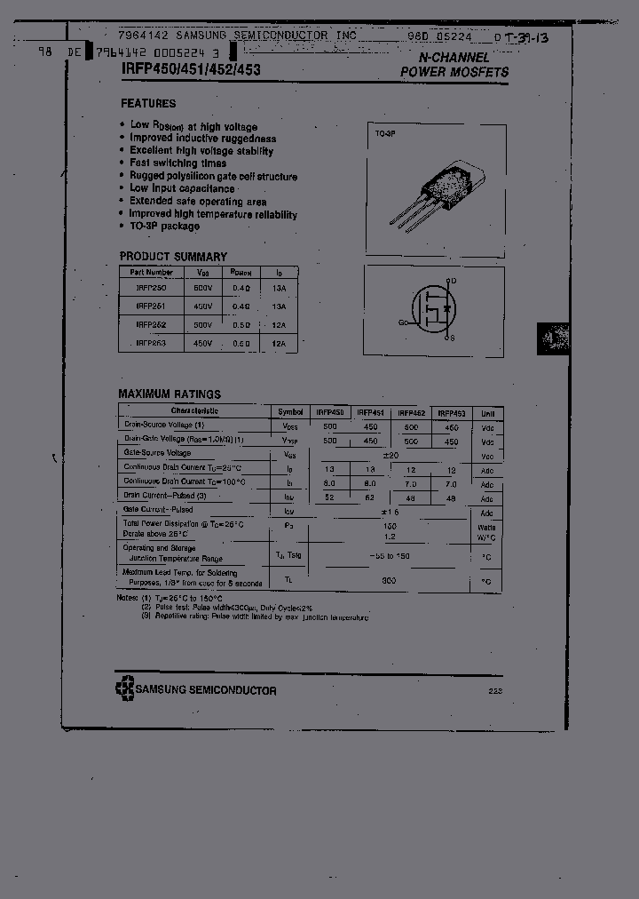 IRFP452_243219.PDF Datasheet