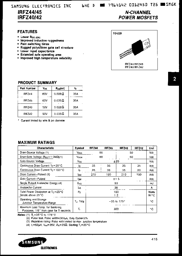 IRFZ45_201735.PDF Datasheet