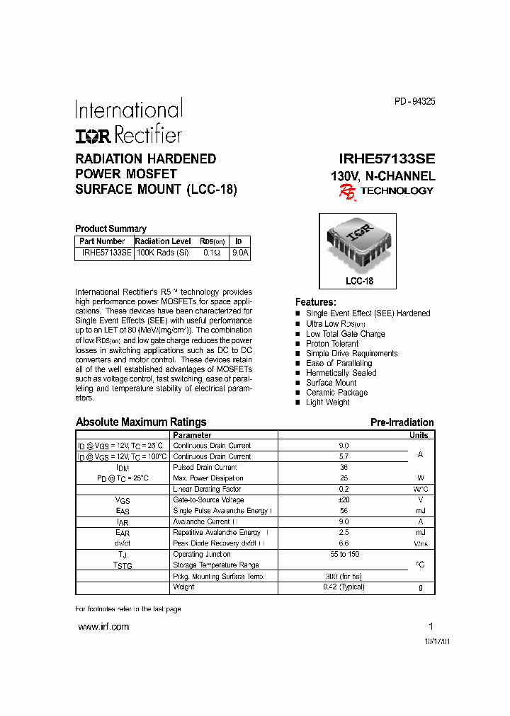 IRHE57133SE_292549.PDF Datasheet