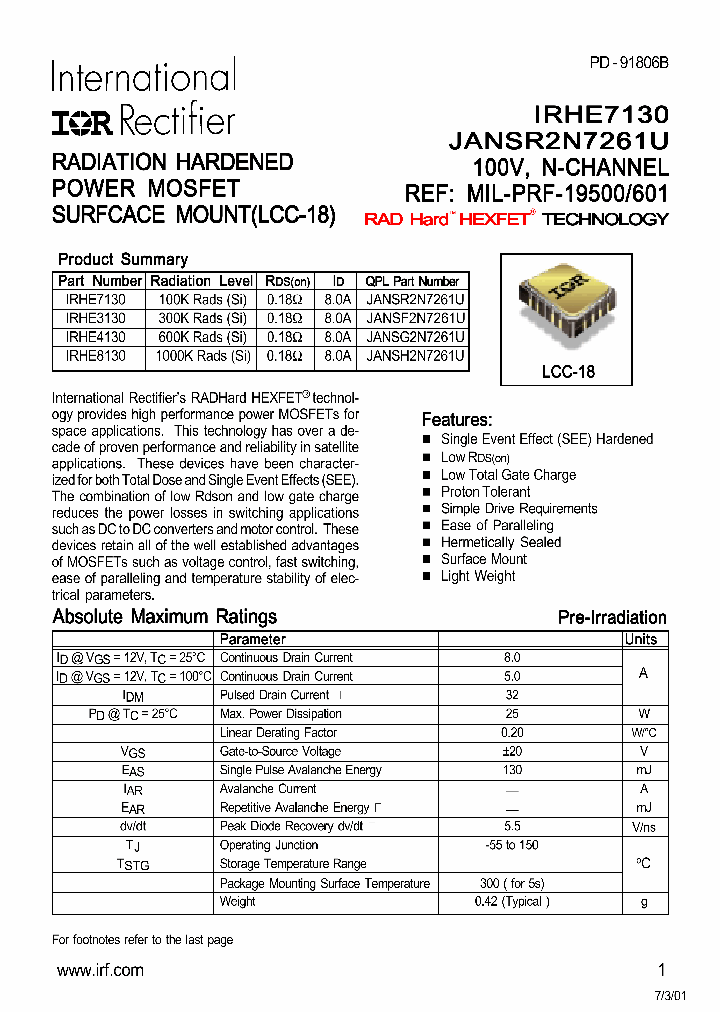 JANSR2N7261U_268586.PDF Datasheet