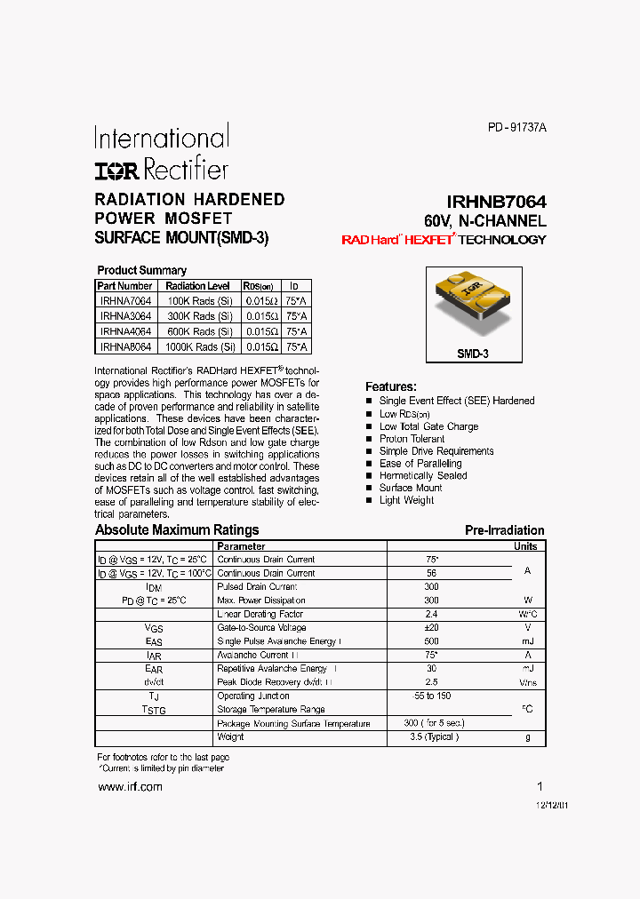 IRHNB7064_277515.PDF Datasheet