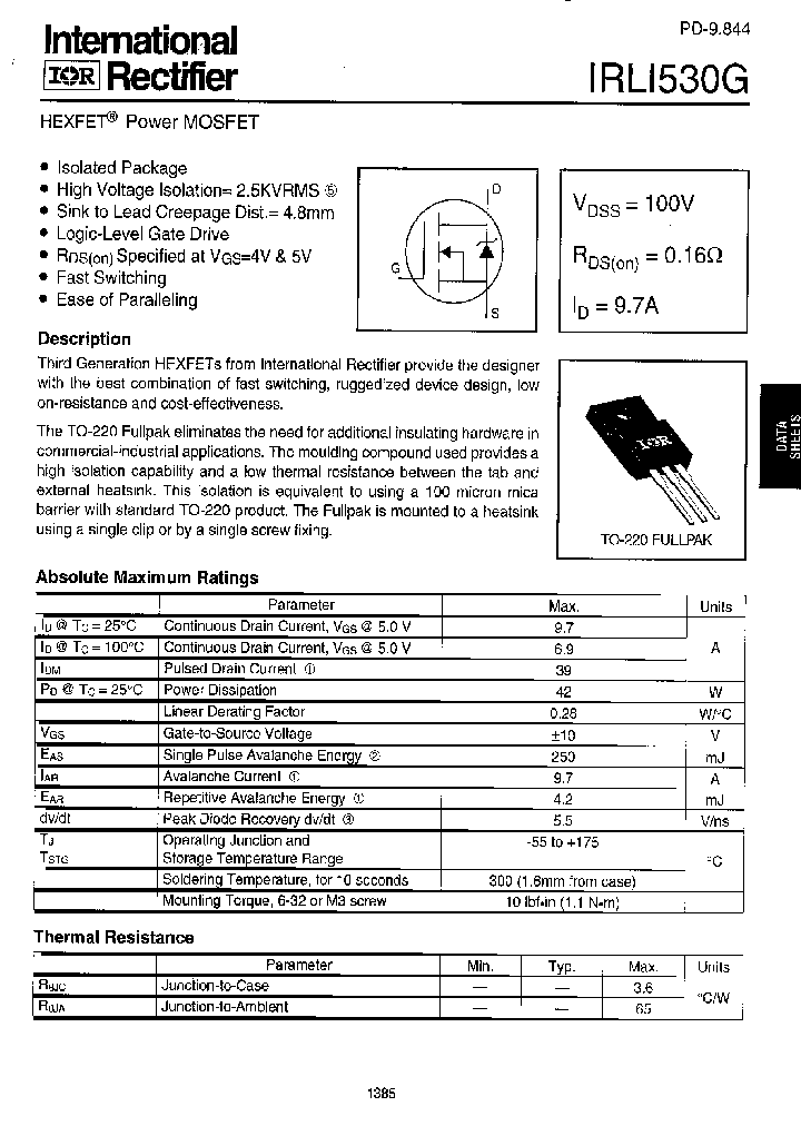 IRLI530G_275566.PDF Datasheet