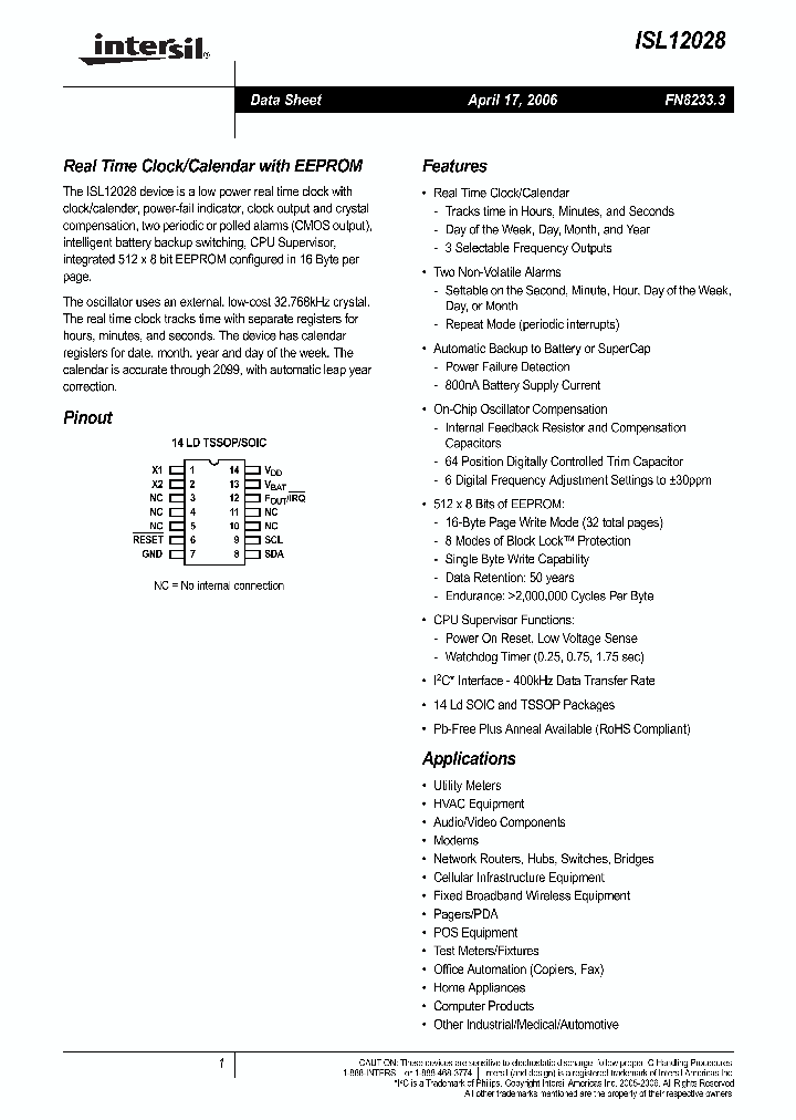 ISL12028_292394.PDF Datasheet