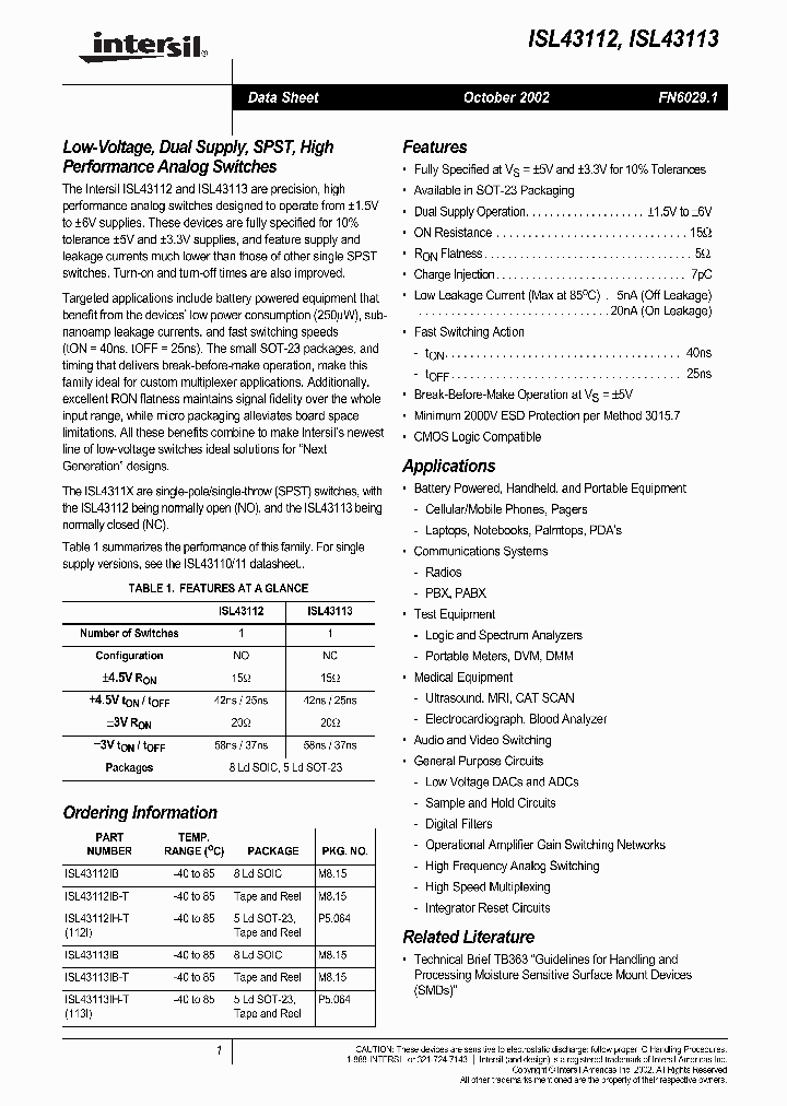 ISL43112ISL43113_281575.PDF Datasheet