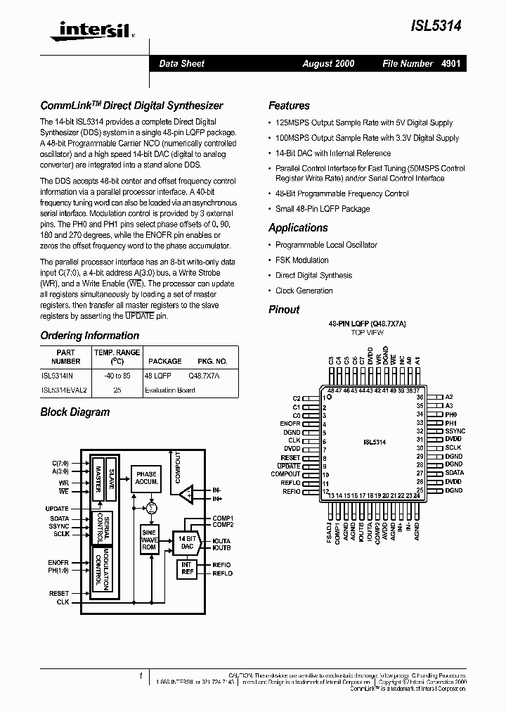 ISL5314_236088.PDF Datasheet