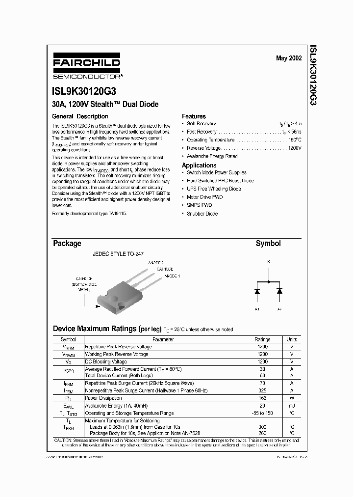 ISL9K30120_280035.PDF Datasheet