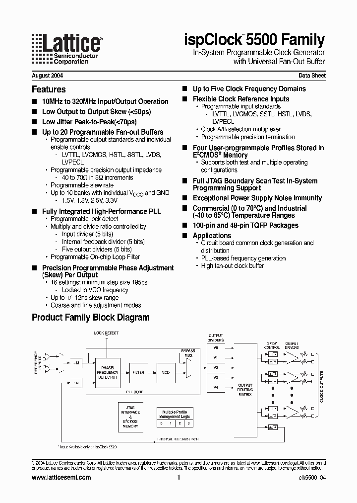 ISPPAC-CLK5510V_253590.PDF Datasheet