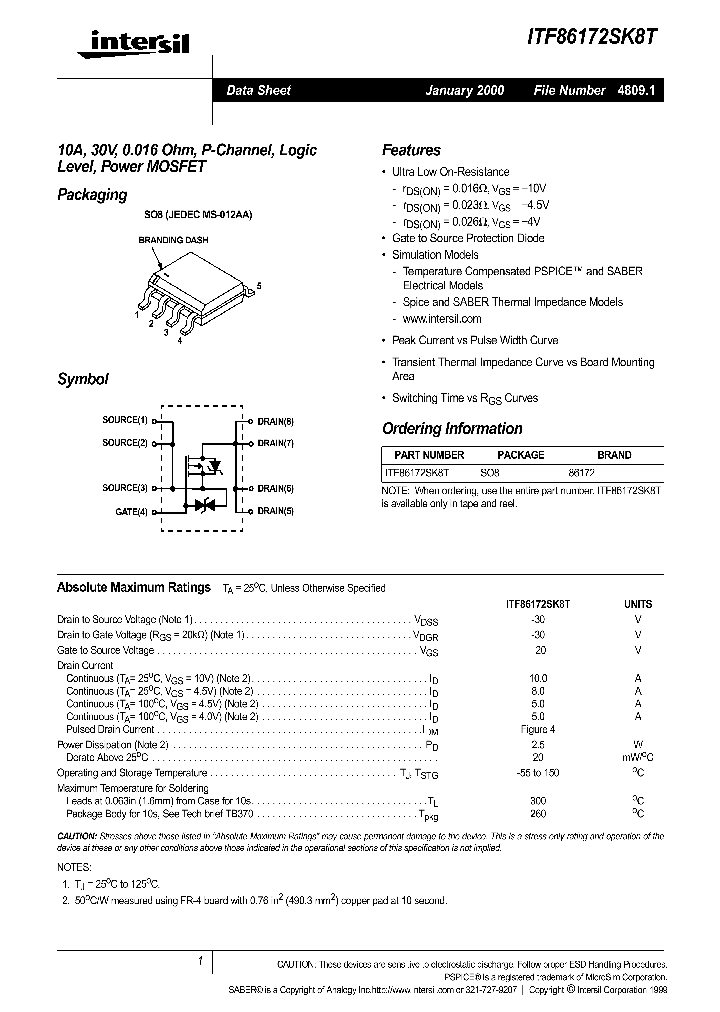 ITF86172SK8T_293602.PDF Datasheet