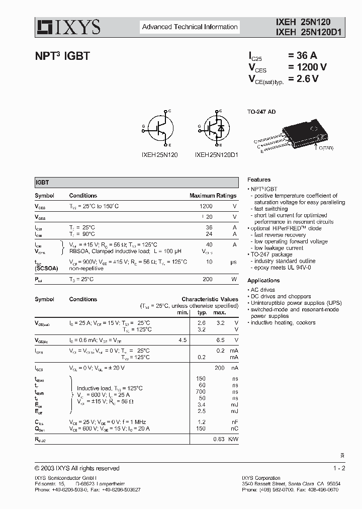 IXEH25N120_291759.PDF Datasheet