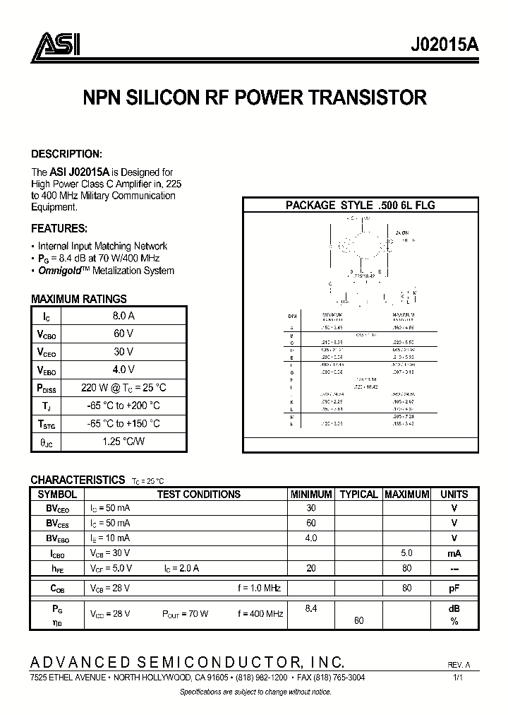 J02015A_295543.PDF Datasheet