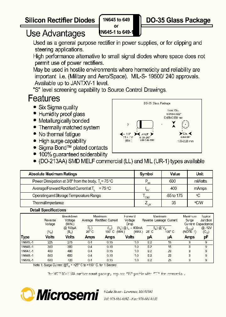 JAN1N645-1NBSP_296678.PDF Datasheet