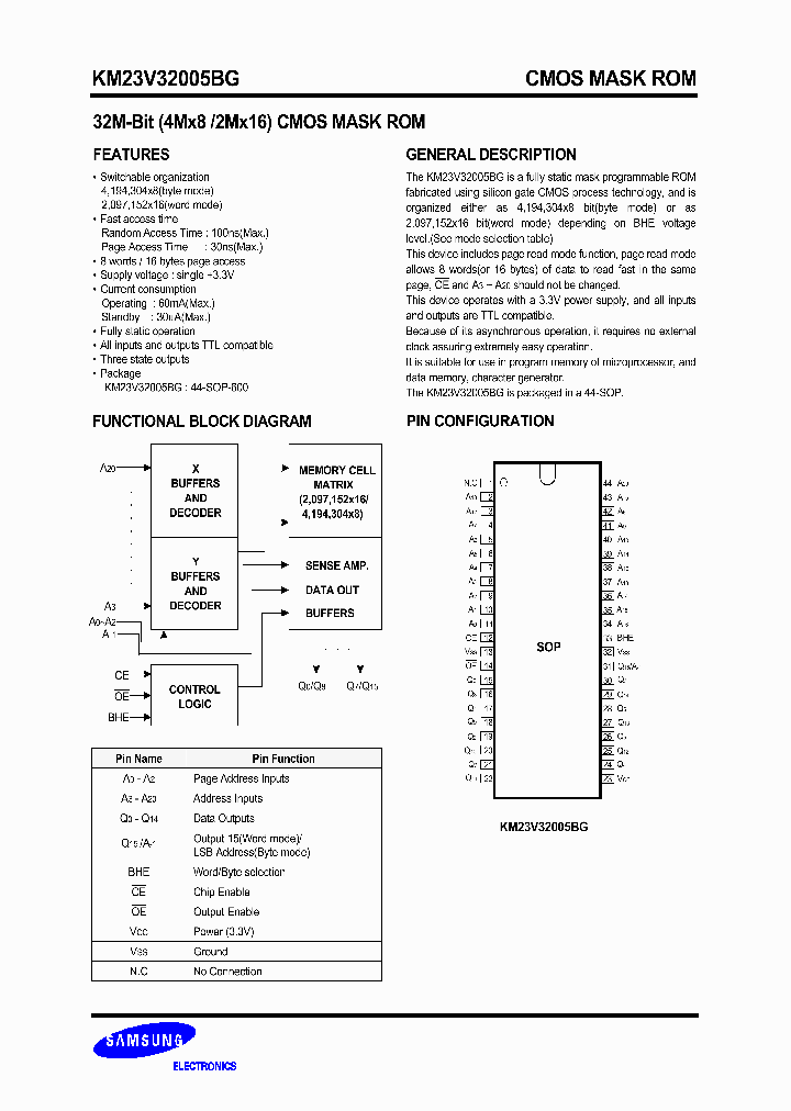 KM23V32005BG_285971.PDF Datasheet