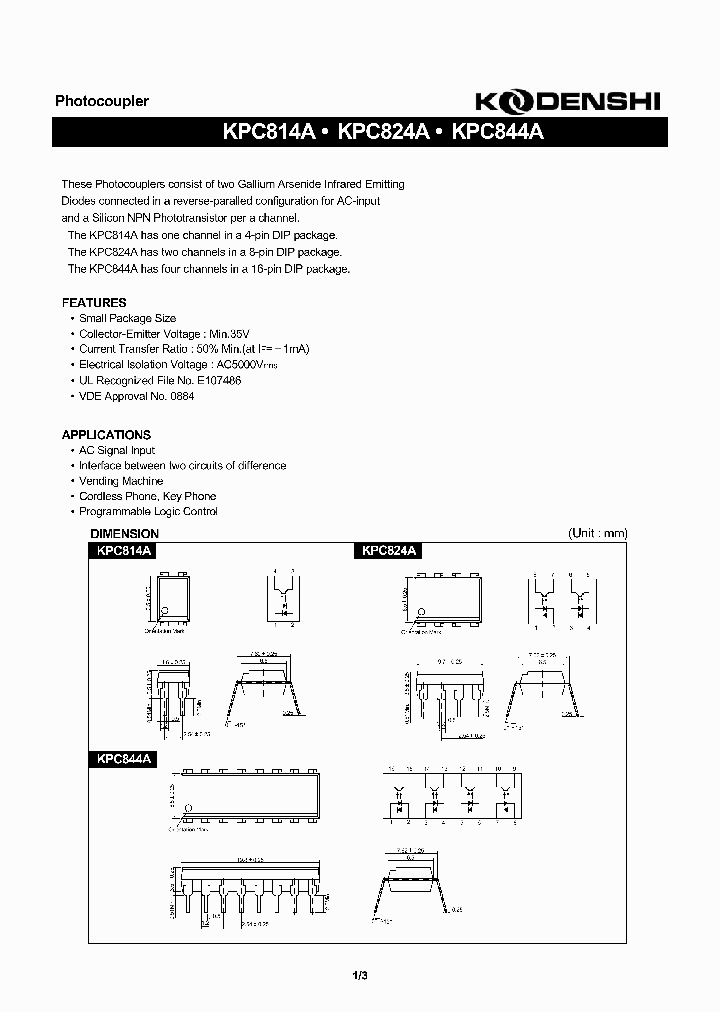 KPC814A_102764.PDF Datasheet